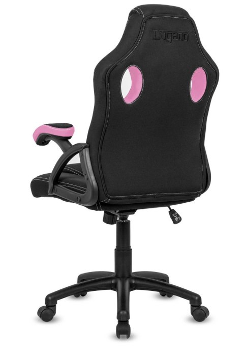 Fotel obrotowy do biurka CARRERA M PINK FABRIC Fotel obrotowy do biurka CARRERA M PINK FABRIC