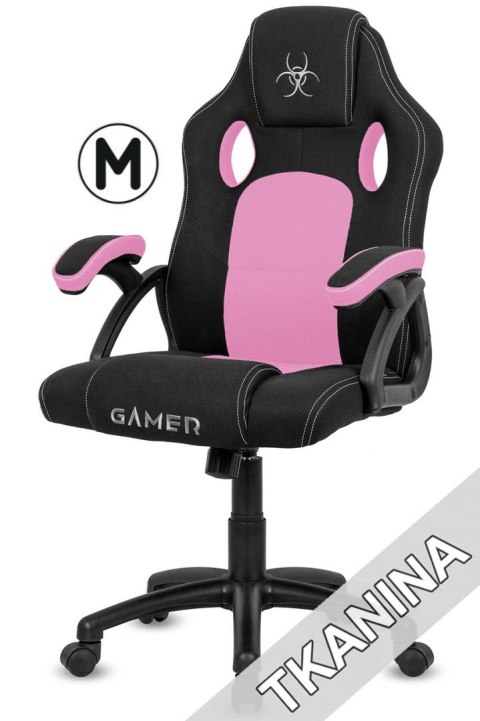 Fotel obrotowy do biurka CARRERA M PINK FABRIC Fotel obrotowy do biurka CARRERA M PINK FABRIC