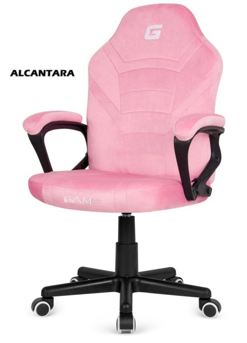 Fotel obrotowy do biurka MARIO ALCANTARA CANDY PINK Fotel obrotowy do biurka MARIO ALCANTARA CANDY PINK