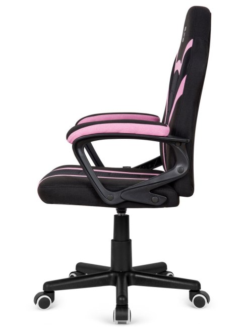 Fotel obrotowy do biurka MARIO BLACK PINK Fabric Fotel obrotowy do biurka MARIO BLACK PINK Fabric