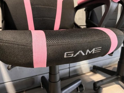 Fotel obrotowy do biurka MARIO BLACK PINK Fabric Fotel obrotowy do biurka MARIO BLACK PINK Fabric