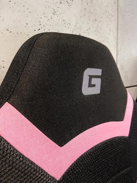 Fotel obrotowy do biurka MARIO BLACK PINK Fabric Fotel obrotowy do biurka MARIO BLACK PINK Fabric