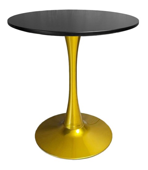 Stół okrągły VICTORY BLACK 60 cm GOLD Stół okrągły VICTORY BLACK 60 cm GOLD