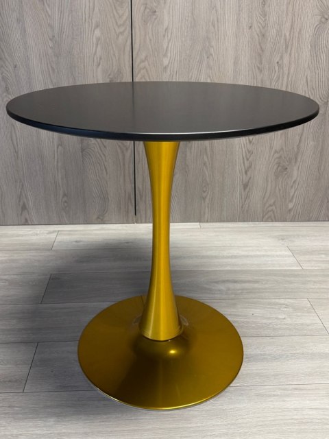 Stół okrągły VICTORY BLACK 60 cm GOLD Stół okrągły VICTORY BLACK 60 cm GOLD