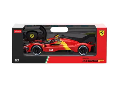 Auto R/C 1:24 Zdalnie Sterowane Sportowe Ferrari 499P Czerwone Auto R/C 1:24 Zdalnie Sterowane Sportowe Ferrari 499P Czerwone