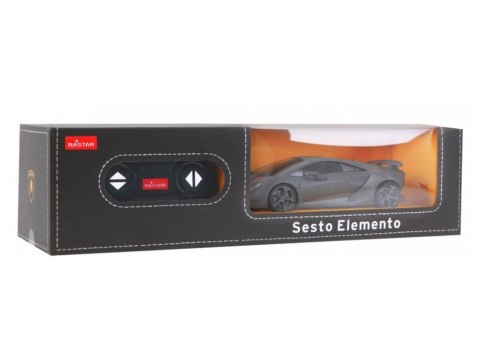 Auto Sportowe RC 1:24 Zdalnie Sterowane Lamborghini Sesto Elemento Szare Auto Sportowe RC 1:24 Zdalnie Sterowane Lamborghini Sesto Elemento Szare