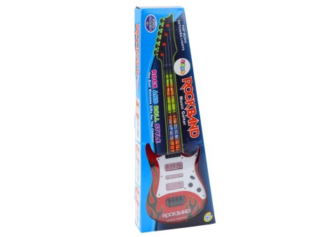 Gitara Elektryczna Dla Dzieci Światła Melodie Czerwona Gitara Elektryczna Dla Dzieci Światła Melodie Czerwona