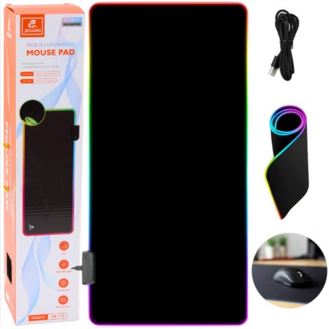Podkładka Pod Mysz Klawiaturę Z Oświetleniem LED 30x80cm Podkładka Pod Mysz Klawiaturę Z Oświetleniem LED 30x80cm
