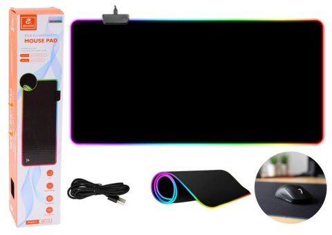 Podkładka Pod Mysz Klawiaturę Z Oświetleniem LED 40x90cm Podkładka Pod Mysz Klawiaturę Z Oświetleniem LED 40x90cm