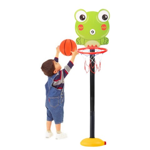 Kosz Do Gry W Koszykówkę Regulowany Żaba Zielona 110cm Kosz Do Gry W Koszykówkę Regulowany Żaba Zielona 110cm