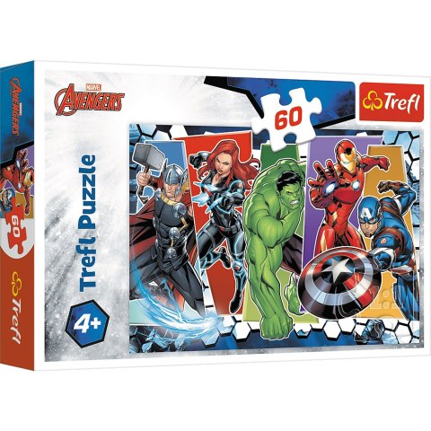 Puzzle 60 - Niezwyciężeni Avengersi Trefl 17357 Puzzle 60 - Niezwyciężeni Avengersi Trefl 17357