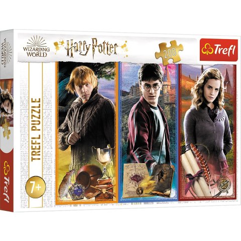 Puzzle Harry Potter 200 el. W świecie magii i czarów Trefl 13277 Puzzle Harry Potter 200 el. W świecie magii i czarów Trefl 13277