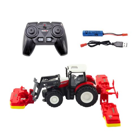 Traktor Rolniczy Z Kosiarkami Do Trawy Zdalnie Sterowany RC 2.4G Traktor Rolniczy Z Kosiarkami Do Trawy Zdalnie Sterowany RC 2.4G
