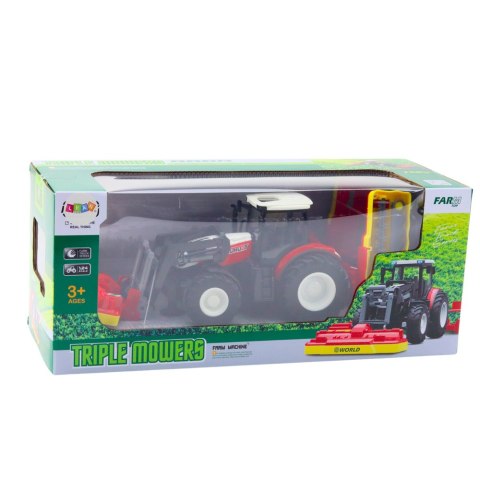 Traktor Rolniczy Z Kosiarkami Do Trawy Zdalnie Sterowany RC 2.4G Traktor Rolniczy Z Kosiarkami Do Trawy Zdalnie Sterowany RC 2.4G