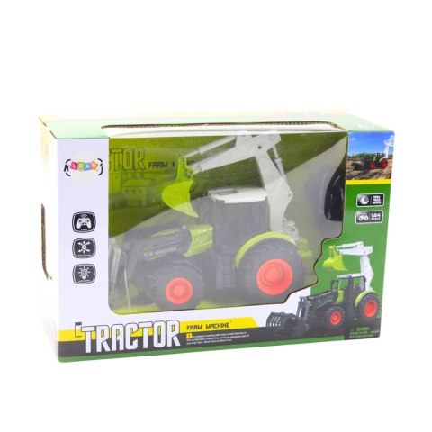 Traktor Rolniczy Z Obrotową Łyżką i Koparką 2w1 Zdalnie Sterowany 2.4G Traktor Rolniczy Z Obrotową Łyżką i Koparką 2w1 Zdalnie Sterowany 2.4G