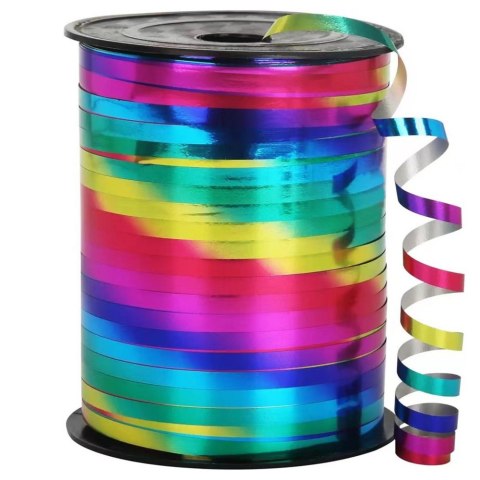 Wstążka Holograficzna Ozdobna Dekoracyjna Kolorowa Tęczowa 90m 5mm Wstążka Holograficzna Ozdobna Dekoracyjna Kolorowa Tęczowa 90m 5mm