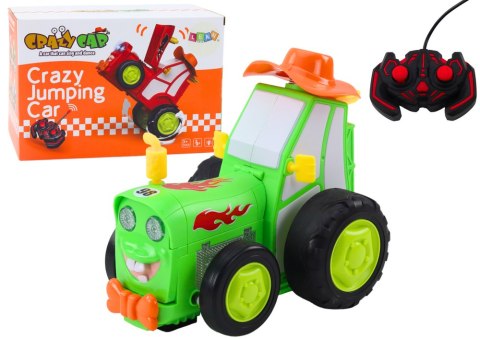 Zdalnie Sterowany Skaczący Traktor R/C Zielony Zdalnie Sterowany Skaczący Traktor R/C Zielony