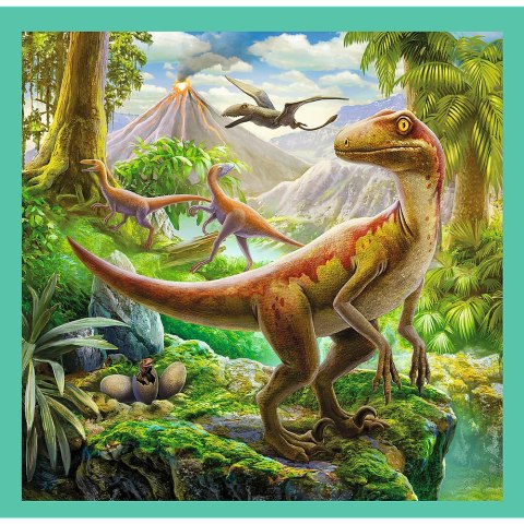 Puzzle - "3w1" - Niezwykły świat dinozaurów Trefl 34837 Puzzle - "3w1" - Niezwykły świat dinozaurów Trefl 34837