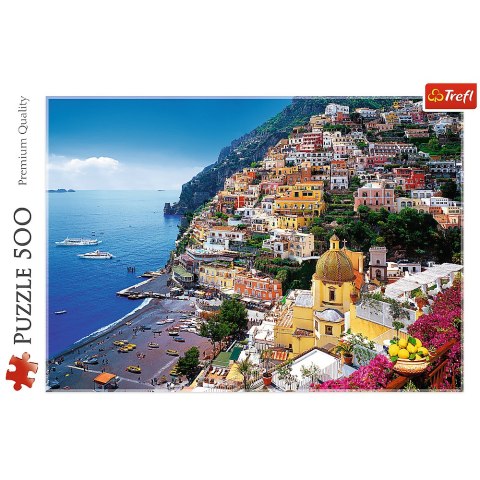 Puzzle 500 el. Positano, Wybrzeże Amalfickie, Włochy Trefl 37145 Puzzle 500 el. Positano, Wybrzeże Amalfickie, Włochy Trefl 37145