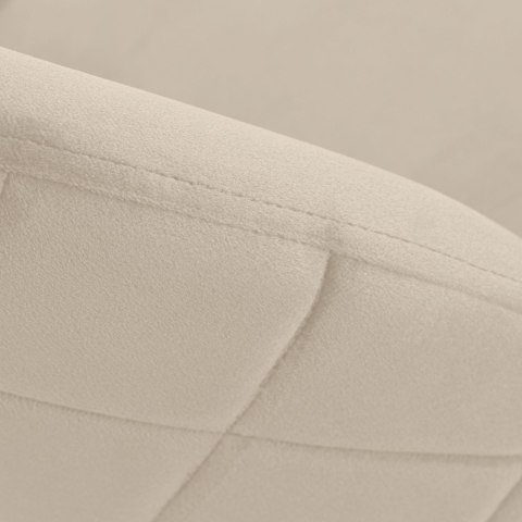 Krzesło aksamitne FARGO GOLD Velvet Beżowe