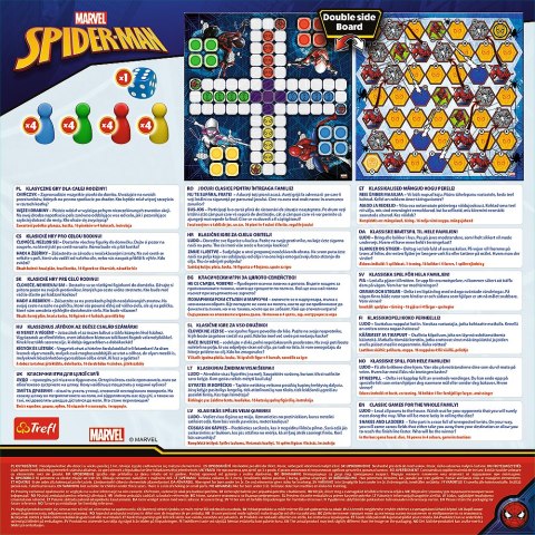 Gra 2w1 Chińczyk / Węże i drabiny - Spider-Man Trefl 02419 Gra 2w1 Chińczyk / Węże i drabiny - Spider-Man Trefl 02419
