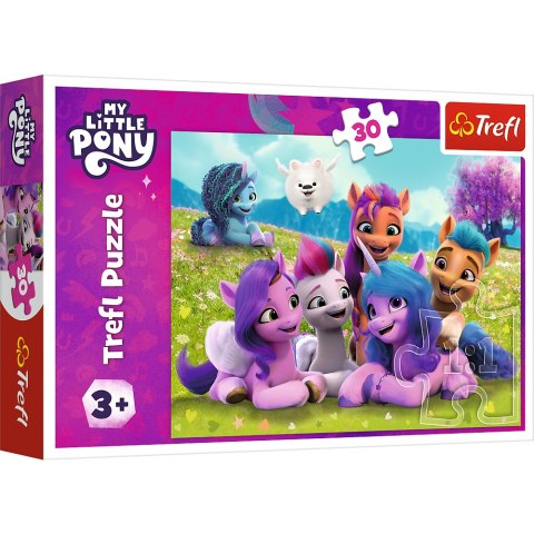 Puzzle - "30" - Przyjacielskie Koniki Pony My Little Pony Trefl 18299 Puzzle - "30" - Przyjacielskie Koniki Pony My Little Pony Trefl 18299