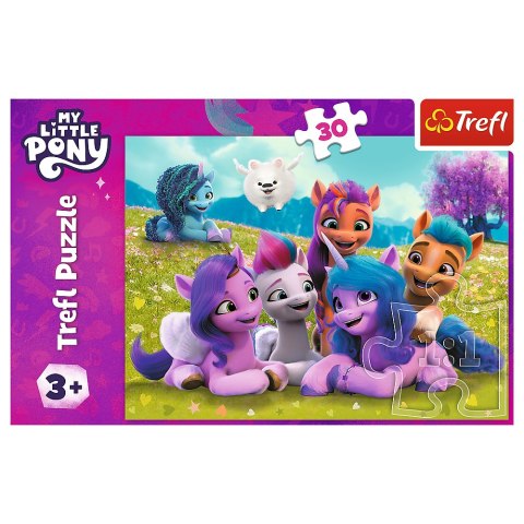 Puzzle - "30" - Przyjacielskie Koniki Pony My Little Pony Trefl 18299 Puzzle - "30" - Przyjacielskie Koniki Pony My Little Pony Trefl 18299