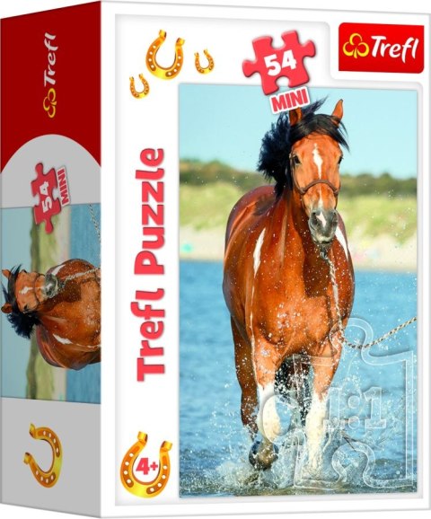 Puzzle "54 mini" - Świat koni / Trefl 54193
