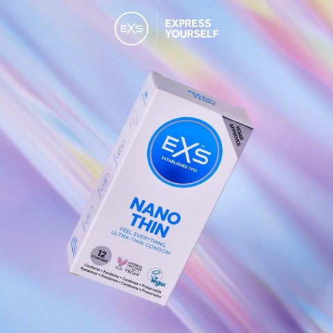 Prezerwatywy Nano cienkie 12 sztuk EXS Prezerwatywy Nano cienkie 12 sztuk EXS