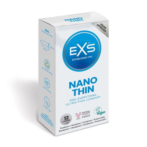 Prezerwatywy Nano cienkie 12 sztuk EXS Prezerwatywy Nano cienkie 12 sztuk EXS