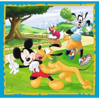Puzzle - "3w1" - Myszka Miki z przyjaciółmi Trefl 34846
