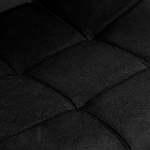 Krzesło aksamitne DENVER velvet Czarne