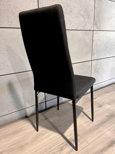Krzesło tapicerowane VALVA LINE FABRIC BLACK