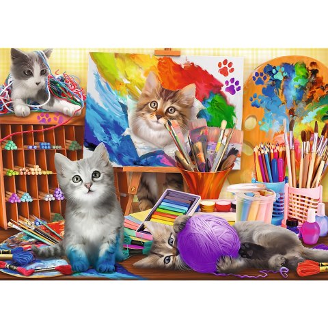 Puzzle - 2x500 - Sztuka malowaniaFSC Mix 70% 37530