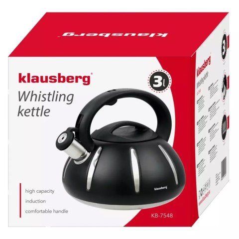 CZAJNIK Z GWIZDKIEM 3L KLAUSBERG KB-7548 CZAJNIK Z GWIZDKIEM 3L KLAUSBERG KB-7548