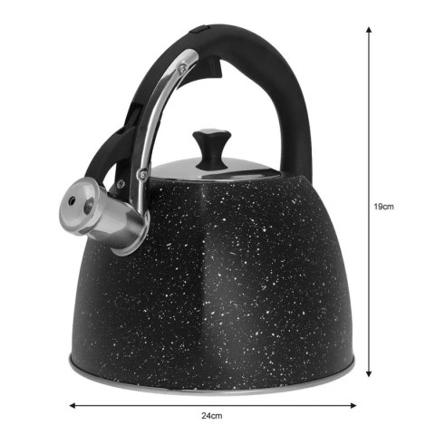 CZAJNIK Z GWIZDKIEM KLAUSBERG 2,2L KB-7412 CZAJNIK Z GWIZDKIEM KLAUSBERG 2,2L KB-7412