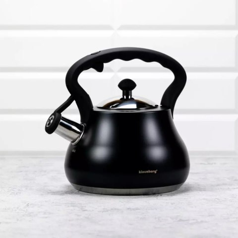CZAJNIK Z GWIZDKIEM KLAUSBERG 2,7L KB-7446 CZAJNIK Z GWIZDKIEM KLAUSBERG 2,7L KB-7446