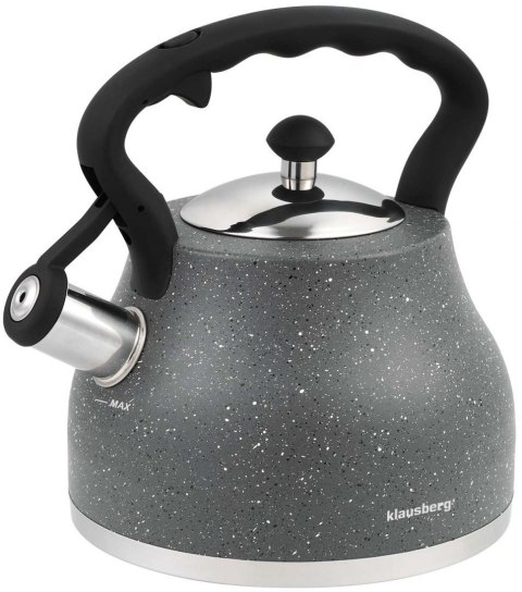 CZAJNIK Z GWIZDKIEM KLAUSBERG 2,7L KB-7449 CZAJNIK Z GWIZDKIEM KLAUSBERG 2,7L KB-7449