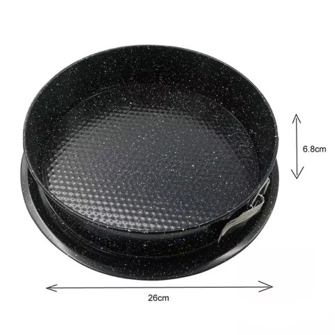 FORMA TORTOWNICA MARMURKOWA 26cm KINGHOFF KH-1783 FORMA TORTOWNICA MARMURKOWA 26cm KINGHOFF KH-1783