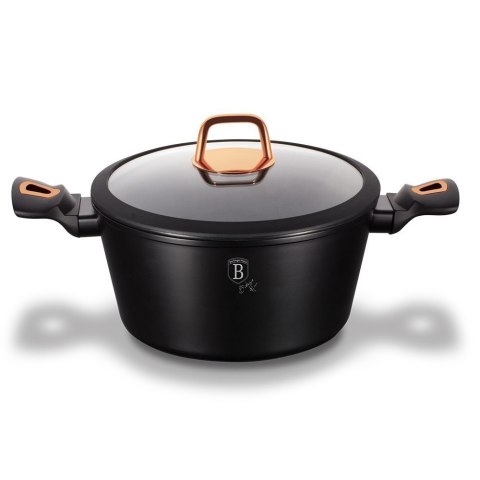 GARNEK GRANITOWY 24cm BERLINGER HAUS BLACK ROSE BH-1642 GARNEK GRANITOWY 24cm BERLINGER HAUS BLACK ROSE BH-1642