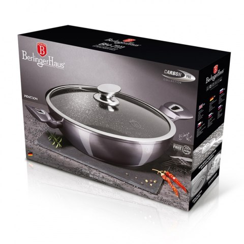 GARNEK GRANITOWY WOK 28cm BERLINGER HAUS BH-7111 CARBON PRO GARNEK GRANITOWY WOK 28cm BERLINGER HAUS BH-7111 CARBON PRO