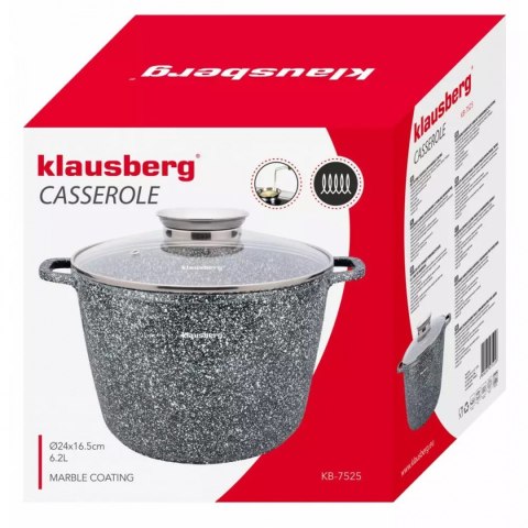 GARNEK MARMURKOWY 6,2L 24cm KLAUSBERG KB-7525 GARNEK MARMURKOWY 6,2L 24cm KLAUSBERG KB-7525