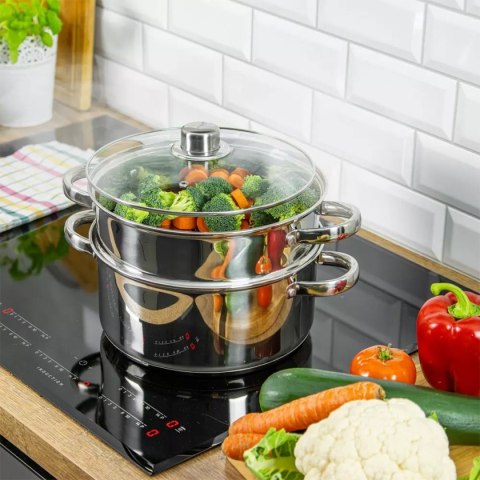 GARNEK NA PARĘ KINGHOFF 3 ELEM. 24cm KH-3318 GARNEK NA PARĘ KINGHOFF 3 ELEM. 24cm KH-3318