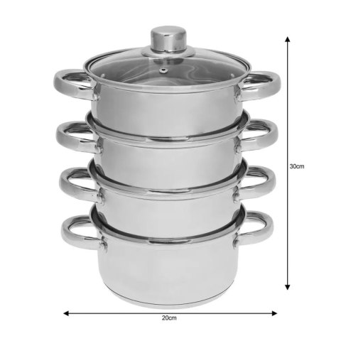 GARNEK NA PARĘ KINGHOFF 5 ELEM. 18cm KH-3317 GARNEK NA PARĘ KINGHOFF 5 ELEM. 18cm KH-3317