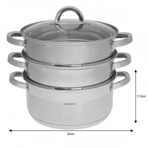 GARNEK NA PARĘ KLAUSBERG 4 ELEM. 24cm KB-7145 GARNEK NA PARĘ KLAUSBERG 4 ELEM. 24cm KB-7145