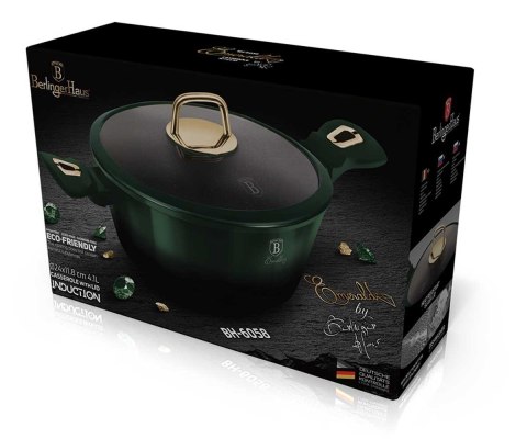 GARNEK TYTANOWY BERLINGER HAUS 24cm BH-6058 EMERALD GARNEK TYTANOWY BERLINGER HAUS 24cm BH-6058 EMERALD