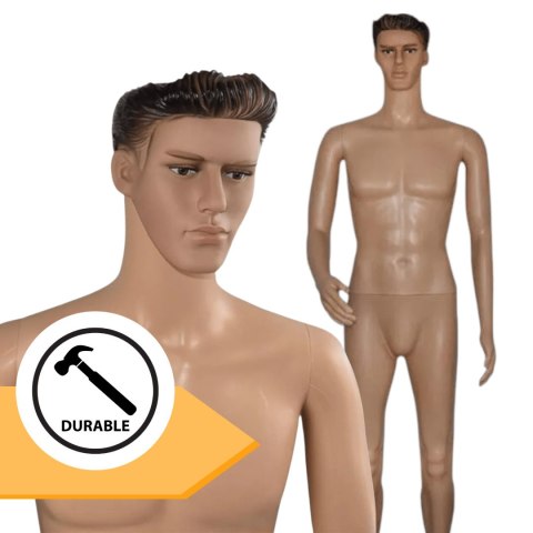 Manekin m臋ski 190 cm pe艂nopostaciowy realistyczny lekki demontowalny Manekin m臋ski 190 cm pe艂nopostaciowy realistyczny lekki demontowalny