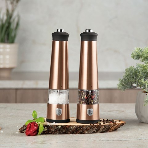 MŁYNKI ELEKTRYCZNE DO PIEPRZU I SOLI BERLINGER HAUS BH-9500 ROSE GOLD MŁYNKI ELEKTRYCZNE DO PIEPRZU I SOLI BERLINGER HAUS BH-9500 ROSE GOLD