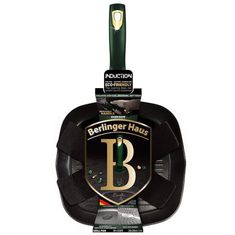 PATELNIA GRILLOWA 28cm BERLINGER HAUS BH-6089 EMERALD PATELNIA GRILLOWA 28cm BERLINGER HAUS BH-6089 EMERALD