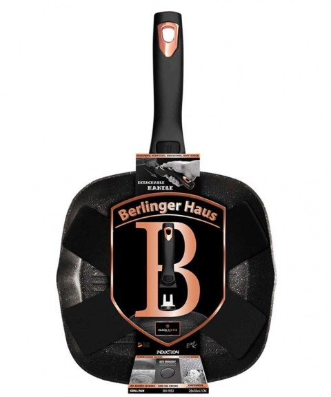 PATELNIA GRILLOWA 28cm BERLINGER HAUS BLACK ROSE BH-1953 PATELNIA GRILLOWA 28cm BERLINGER HAUS BLACK ROSE BH-1953